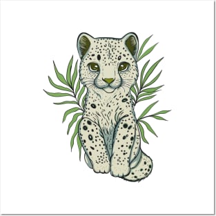 Leopard cub Posters and Art